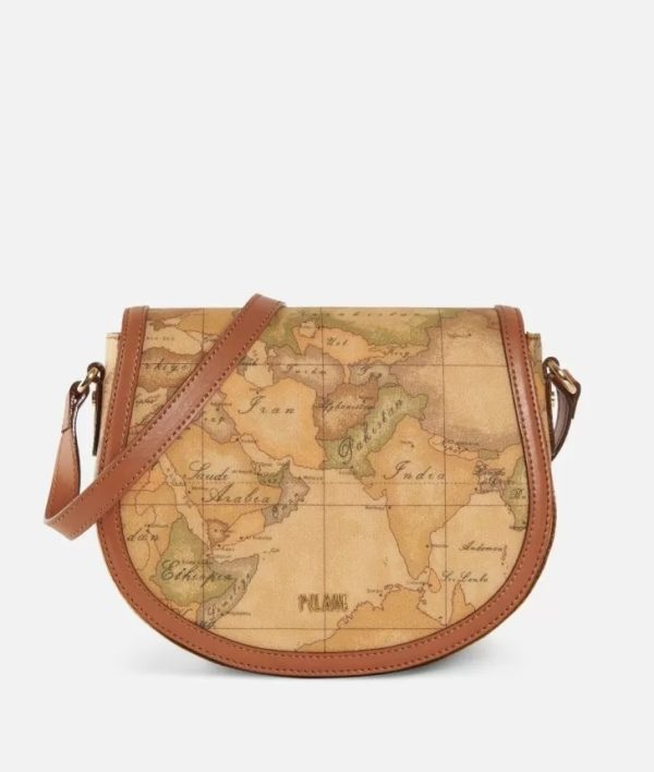 Geo Classic Borsa mini con battente in pelle
