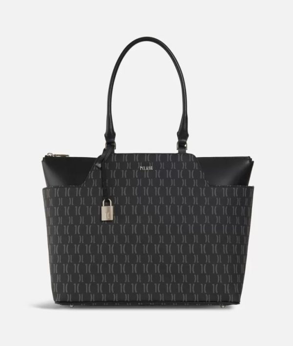 Monogram Borsa shopping con tasche Nera