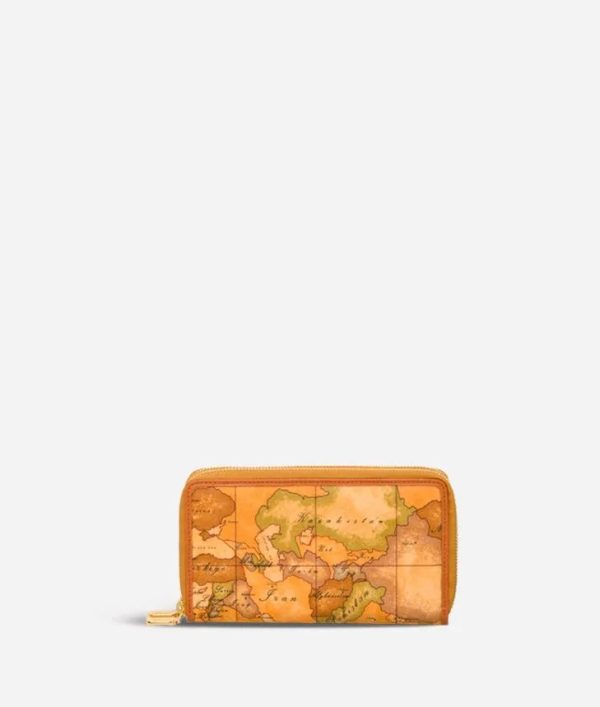 Geo Classic Portafogli doppio con zip