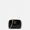 Rich Bag tracollina reporter doppia zip Nera