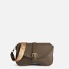Inspiring Bag tracolla con patta Taupe Scuro