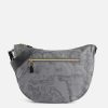 Social Soft tracolla a mezzaluna grande Grigio Scuro