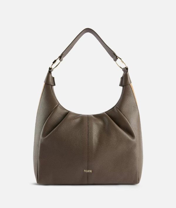 Universe Leather borsa sottospalla Taupe Scuro