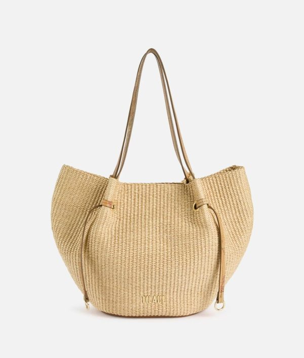 Geo Bambù borsa shopping Naturale
