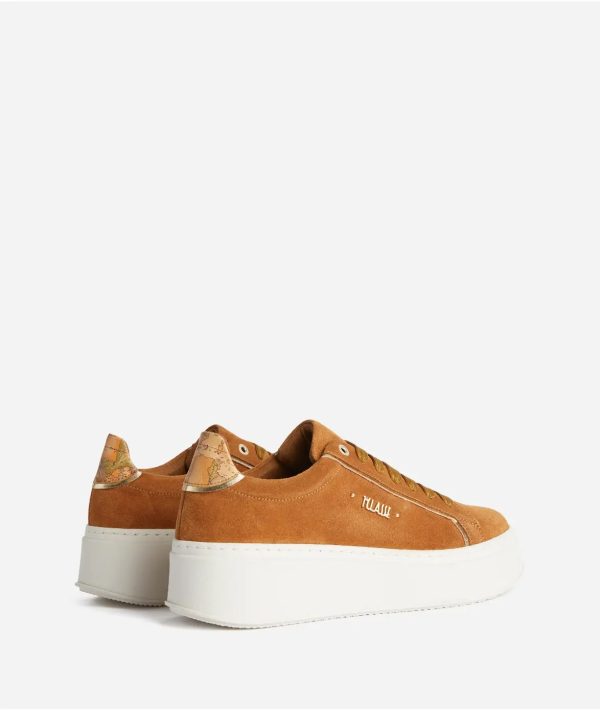 Sneaker in pelle scamosciata con logo 1ᴬ Classe Camoscio - immagine 3