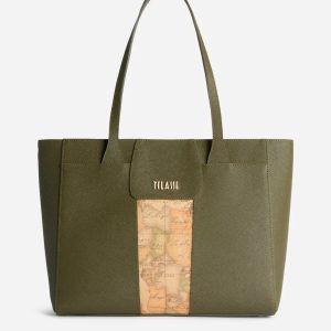 Windy City borsa shopping grande Verde Muschio