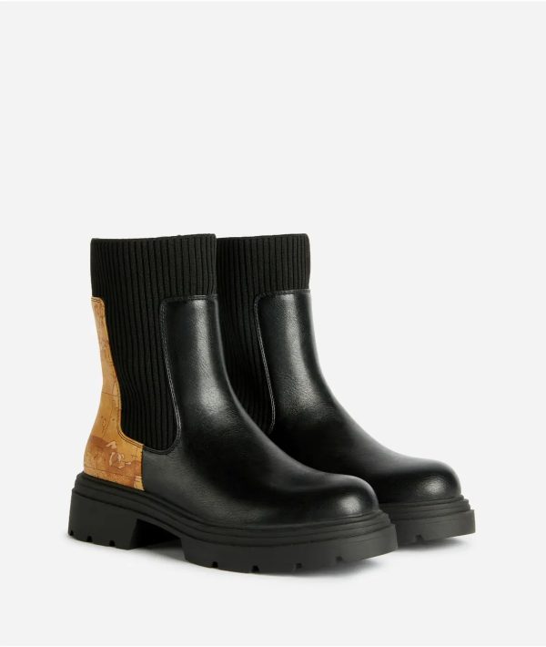 Beatles in eco nappa con elastico Neri - immagine 2
