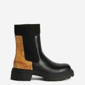 Beatles in eco nappa con elastico Neri