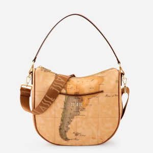 Geo Classic tracolla a mezzaluna con tasca