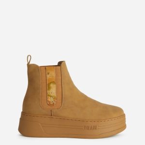 Geo Elevate beatles in tessuto nabuk Beige