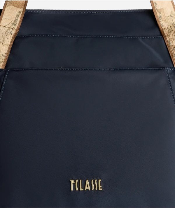 Stormy Nylon borsa shopping Blu Notte - immagine 3