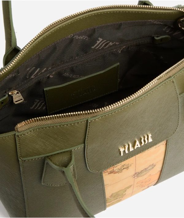 Windy City borsa a mano grande Verde Muschio - immagine 2