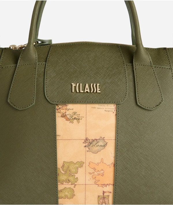 Windy City borsa a mano grande Verde Muschio - immagine 3
