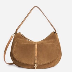Savage Leather maxi tracolla Terra di Siena